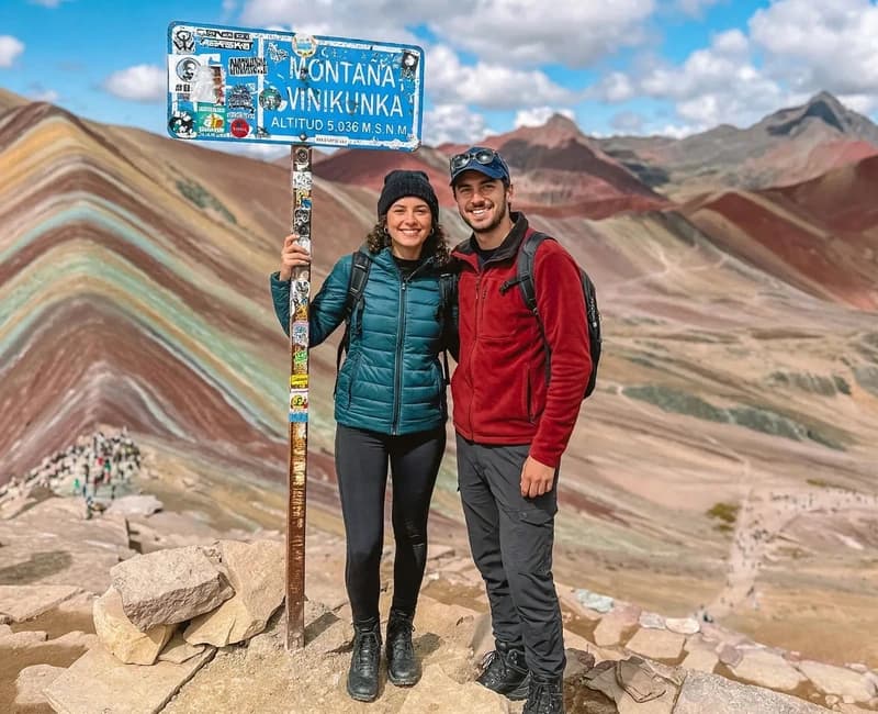 Otras personas en la Montaña de Colores
