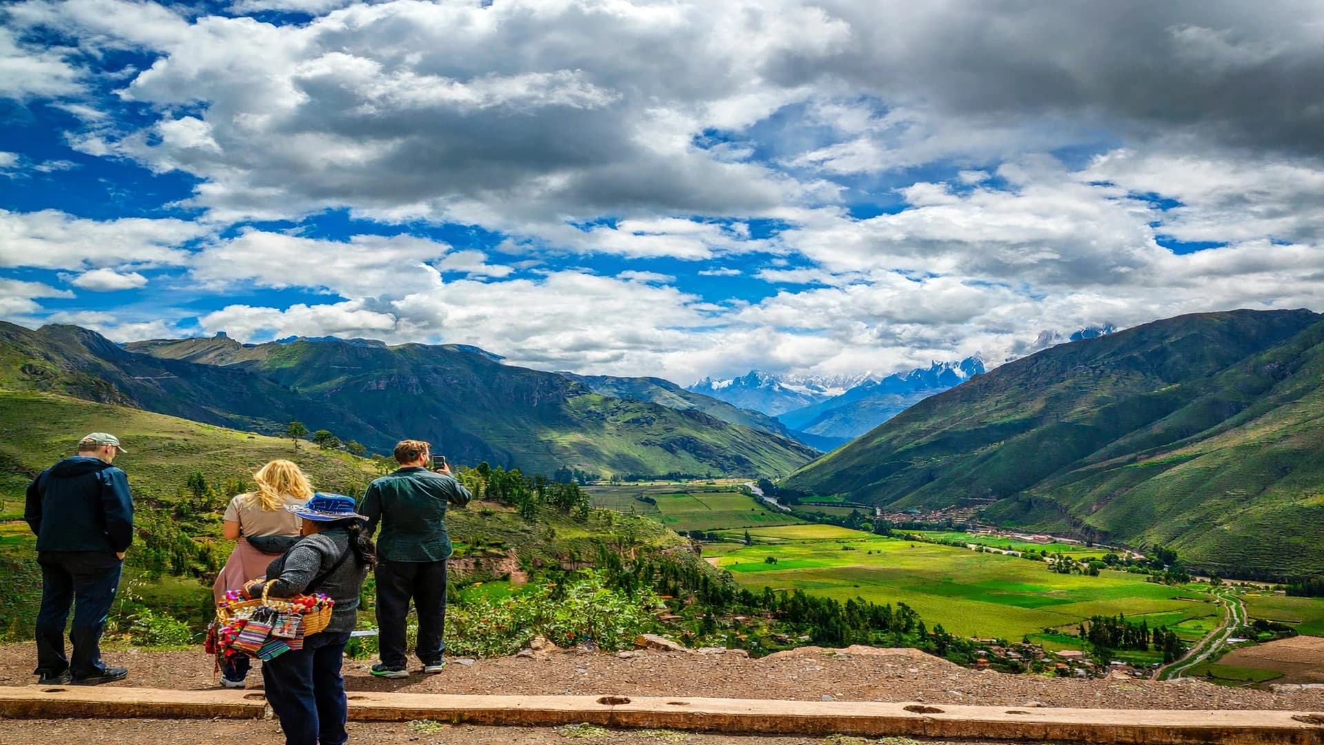 Vista panorámica del Valle Sagrado
