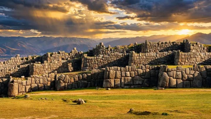 Nuestro equipo en Sacsayhuamán